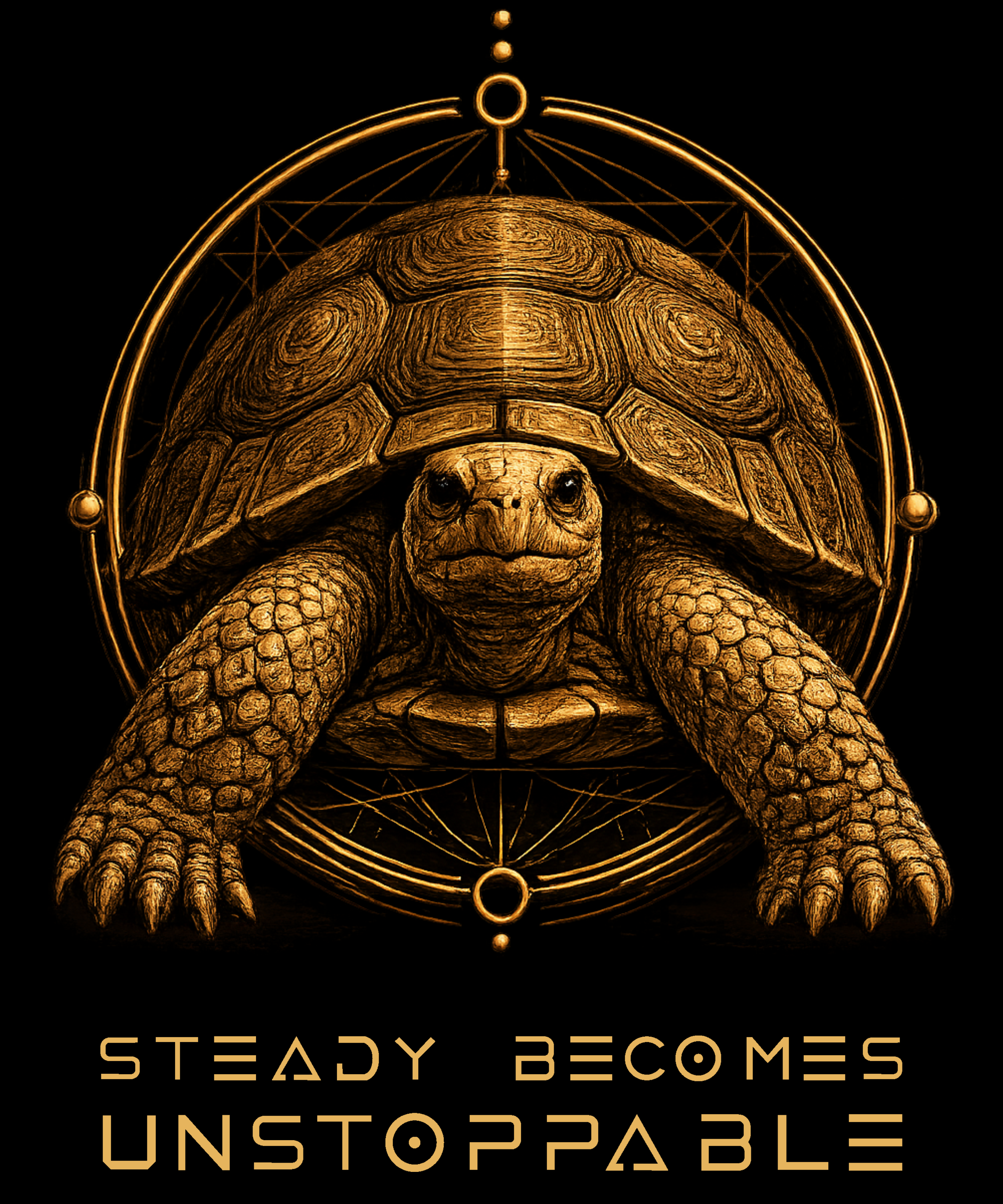 THE TORTOISE — Steady Becomes Unstoppable (Back Design)