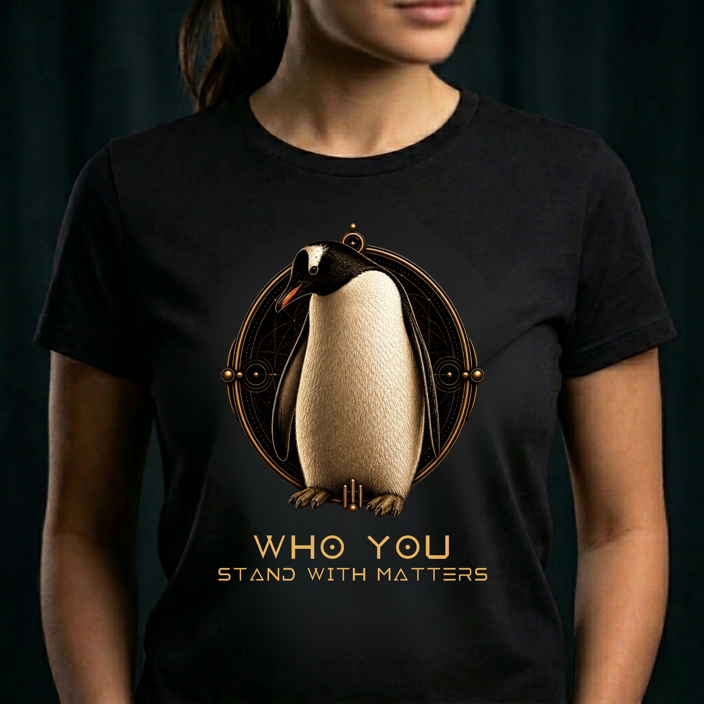 THE PENGUIN — Who You Stand With Matters (Front Design)