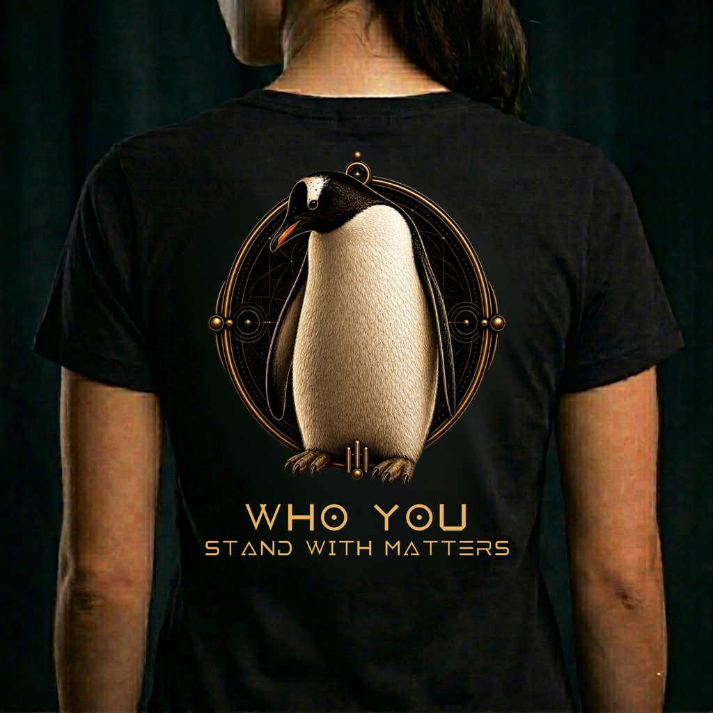 THE PENGUIN — Who You Stand With Matters (Back Design)