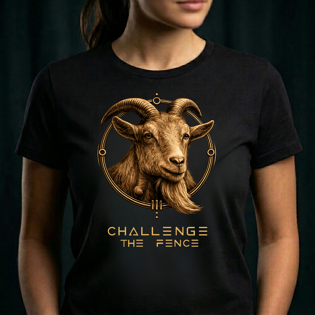 THE GOAT — Challenge The Fence (Front Design)