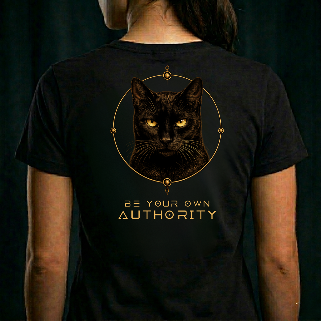 THE CAT — Be Your Own Authority | T-Shirt (Back Design)