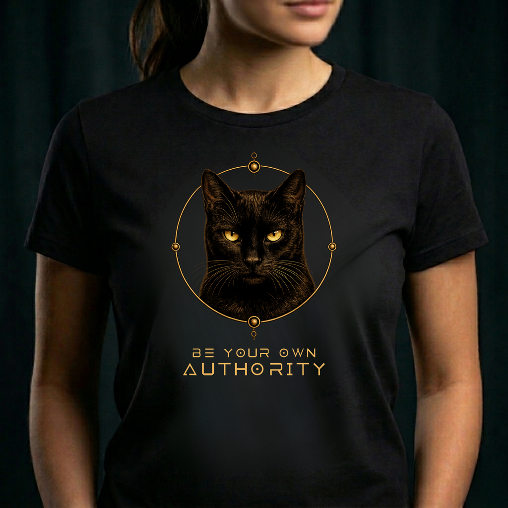 THE CAT — Be Your Own Authority | T-Shirt (Front Design)