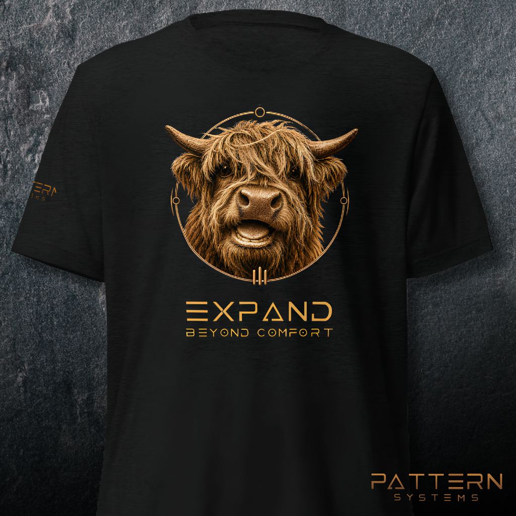 THE HIGHLANDER — Expand Beyond Comfort | T-Shirt (Back Design)