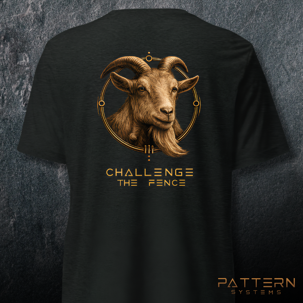 THE GOAT — Challenge The Fence (Front Design)