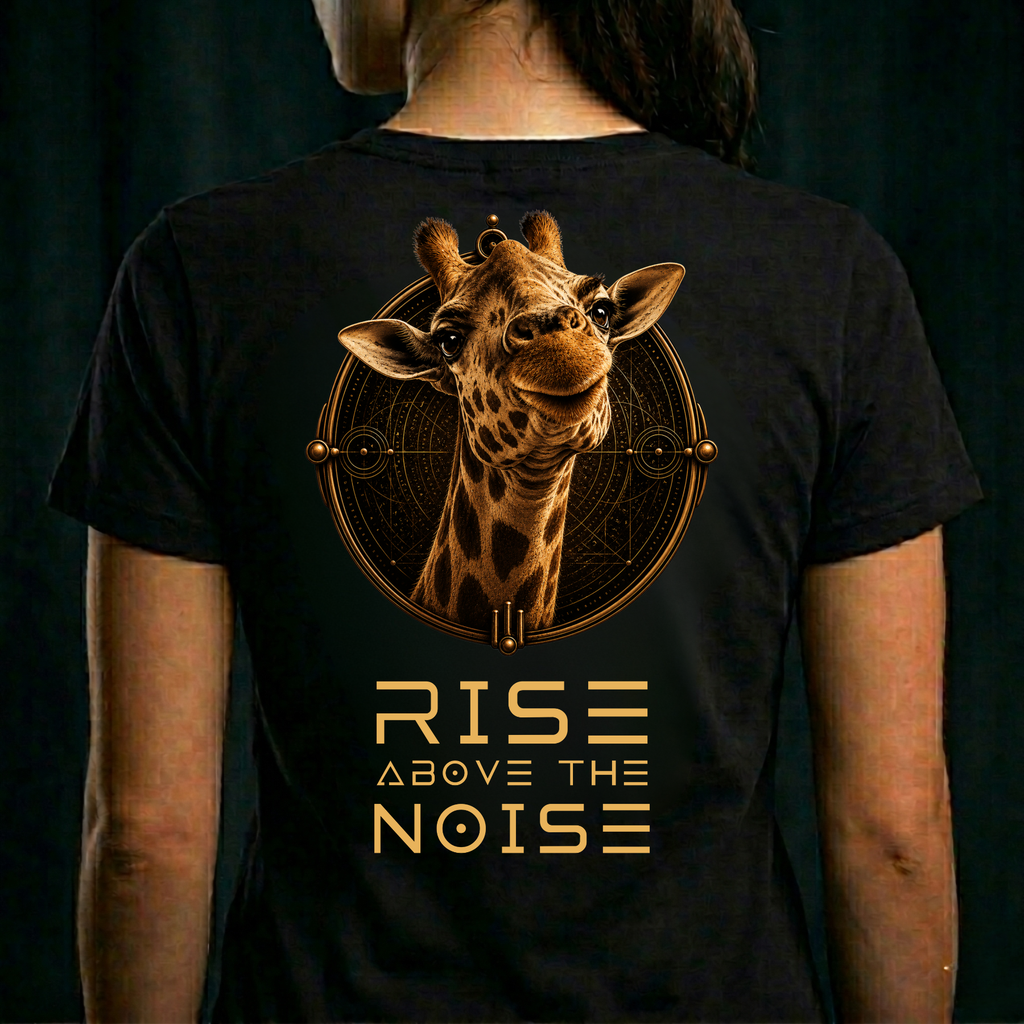 THE GIRAFFE — Rise Above The Noise (Back Design)