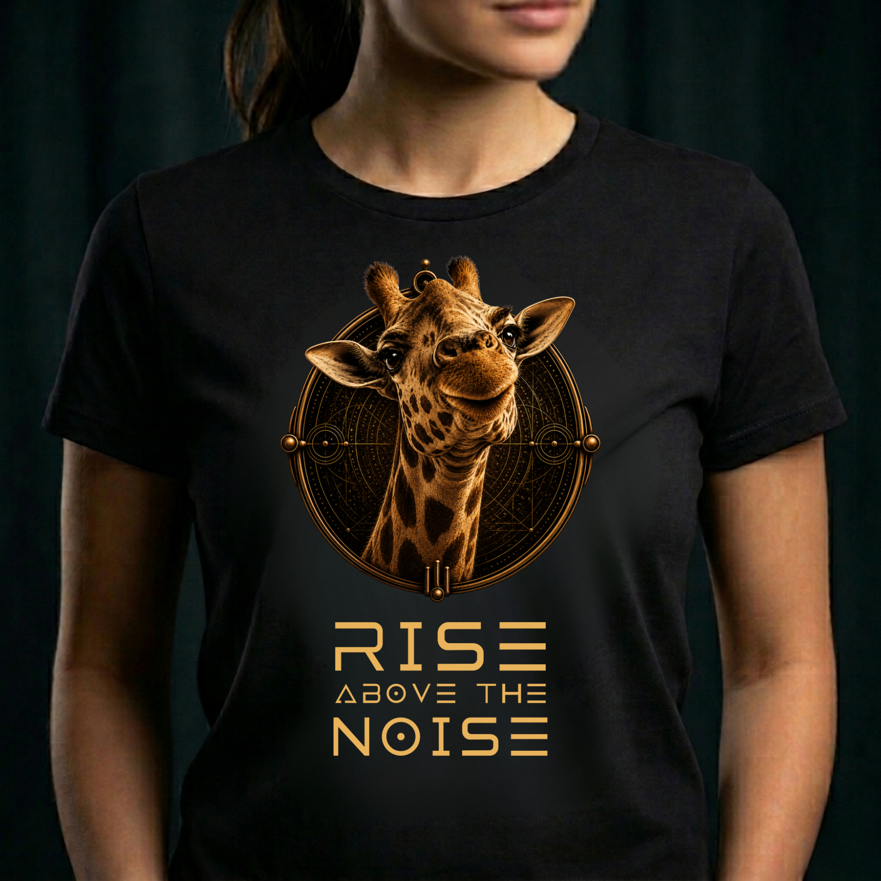 THE GIRAFFE — Rise Above The Noise (Front Design)