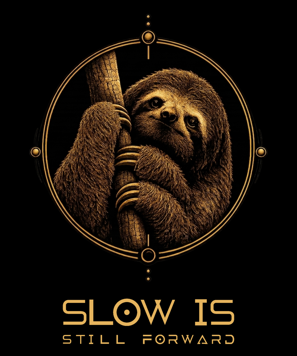 THE SLOTH — Slow is Still Forward (Back Design)