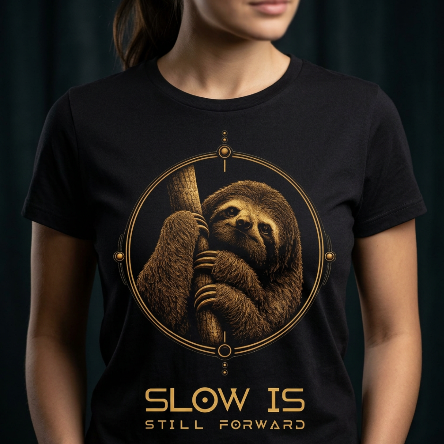 THE SLOTH — Slow is Still Forward (Front Design)