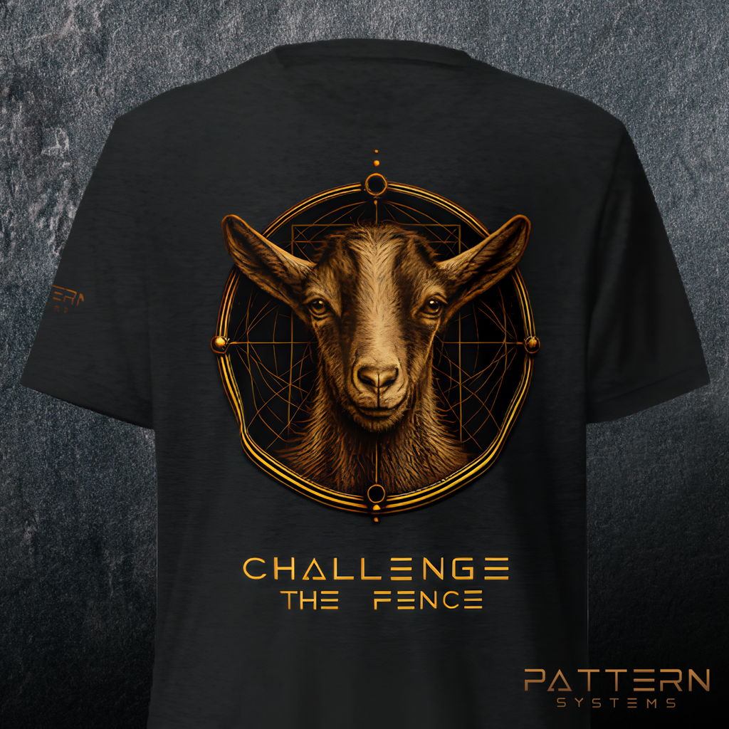 THE GOAT — Challenge The Fence (Front Design)