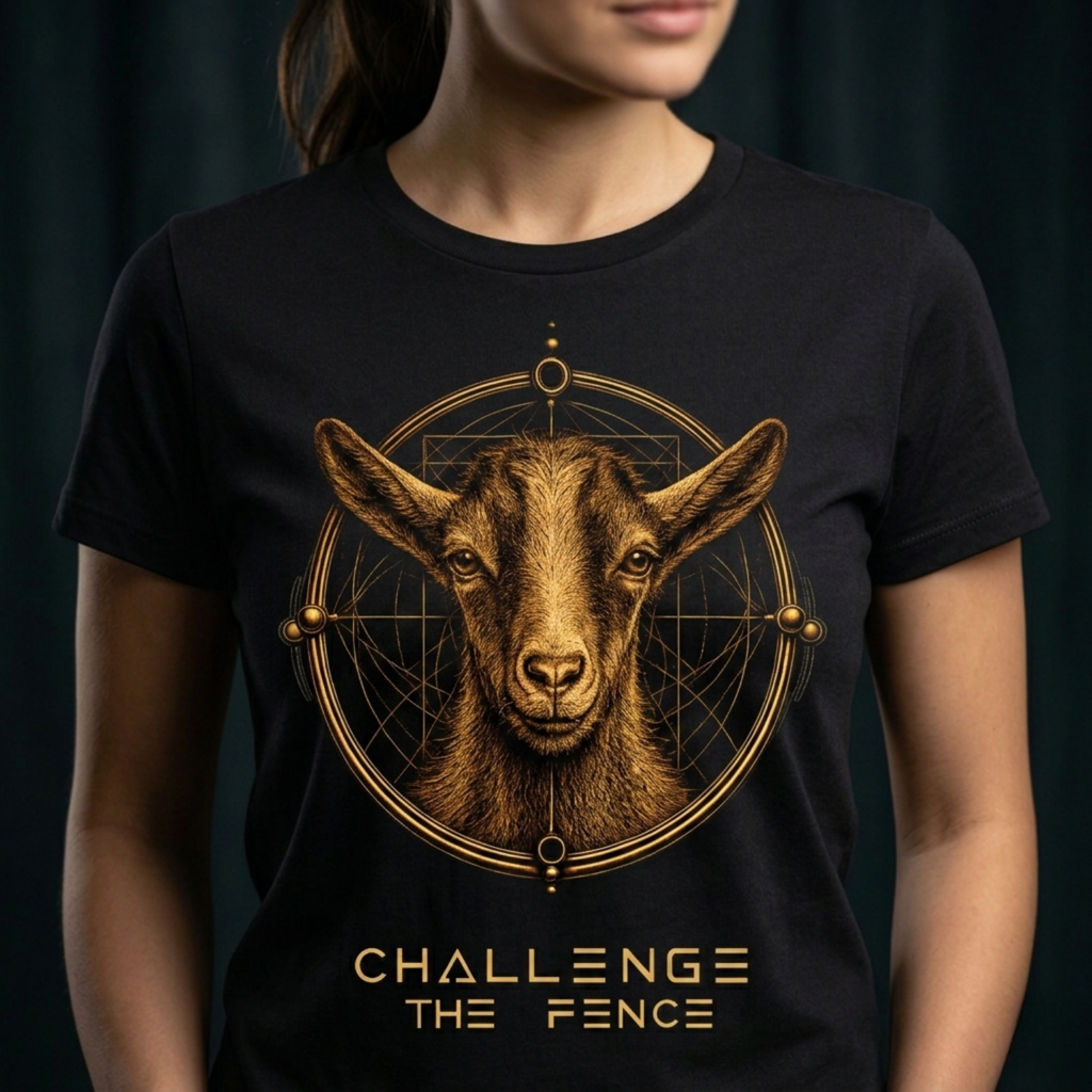 THE GOAT — Challenge The Fence (Front Design)
