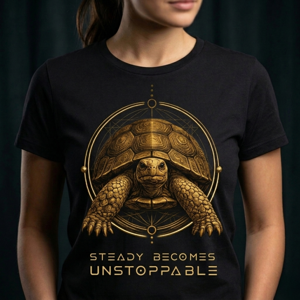 THE TORTOISE — Steady Becomes Unstoppable (Front Design)