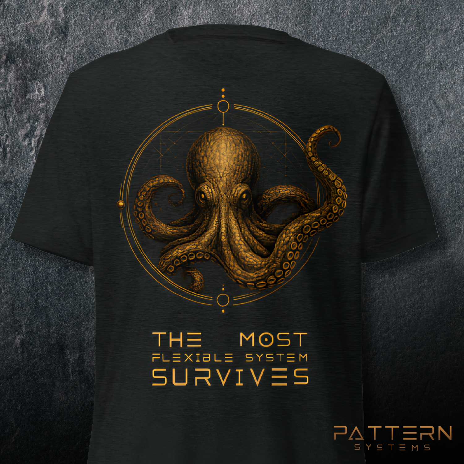 THE OCTOPUS — The Most Flexible System Survives (Back Design)