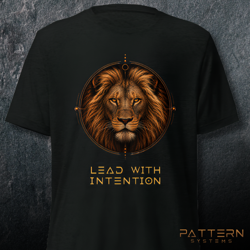 THE LION — Lead with Intention (Front Design)