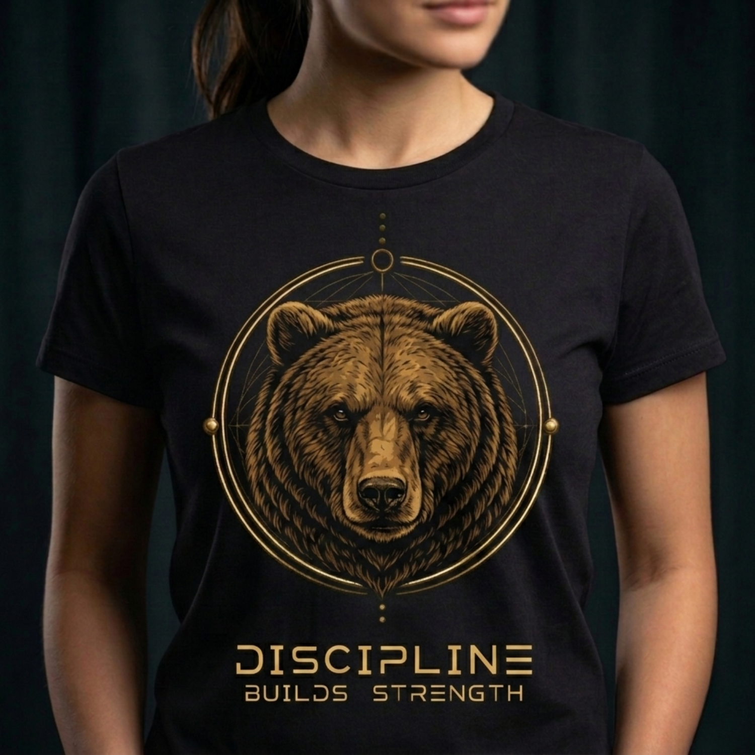 THE BEAR — Discipline Builds Strength (Front Design)