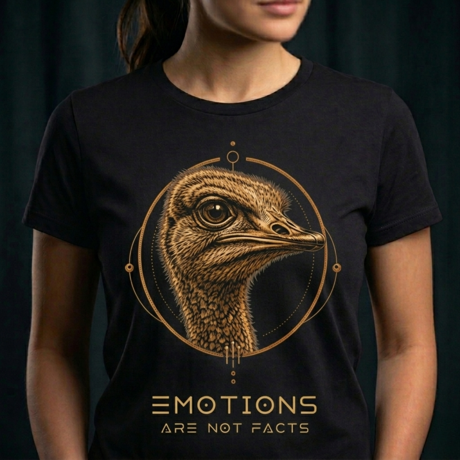 THE OSTRICH — Emotions Are Not Facts (Front Design)