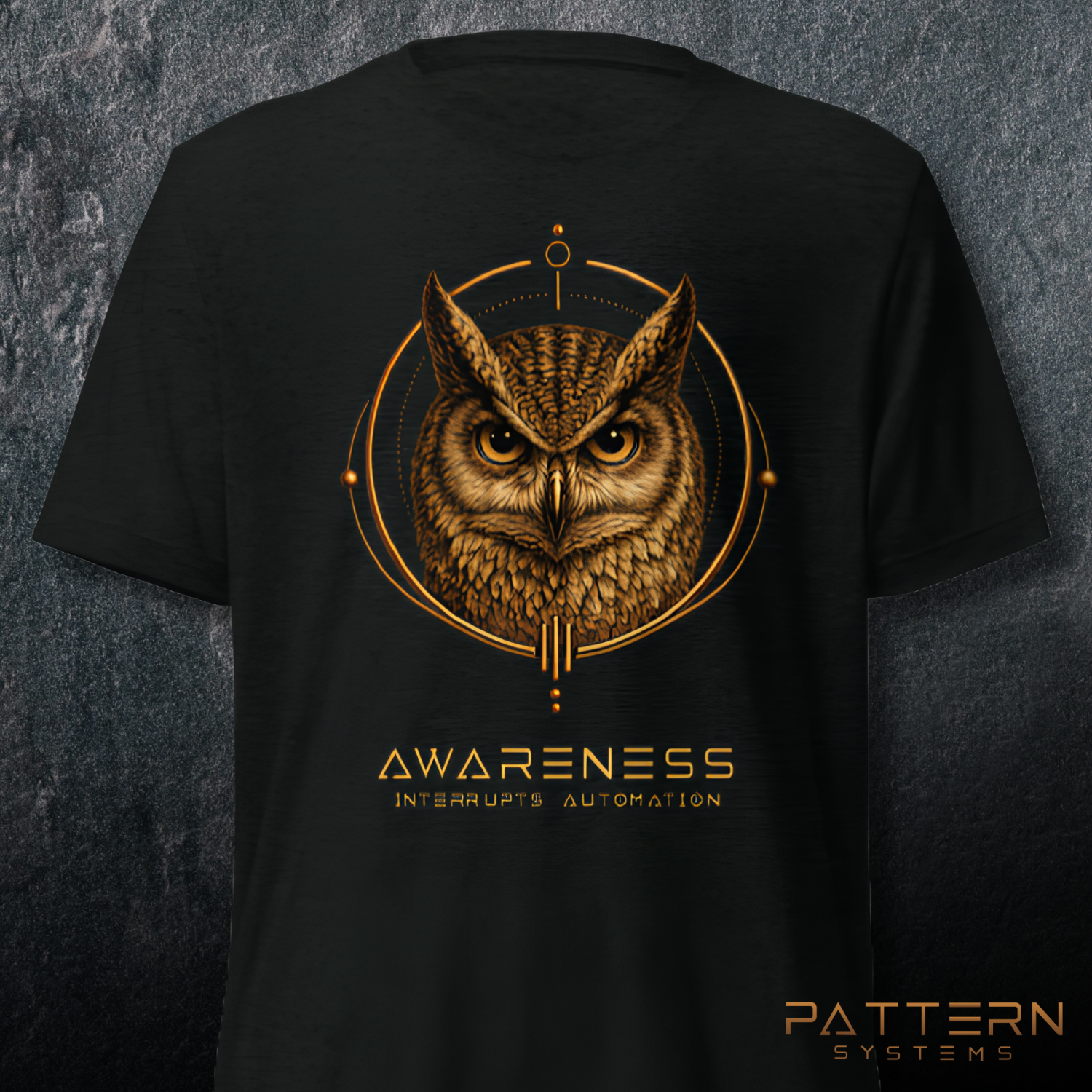 THE OWL — Awareness Interrupts Automation (Back Design)