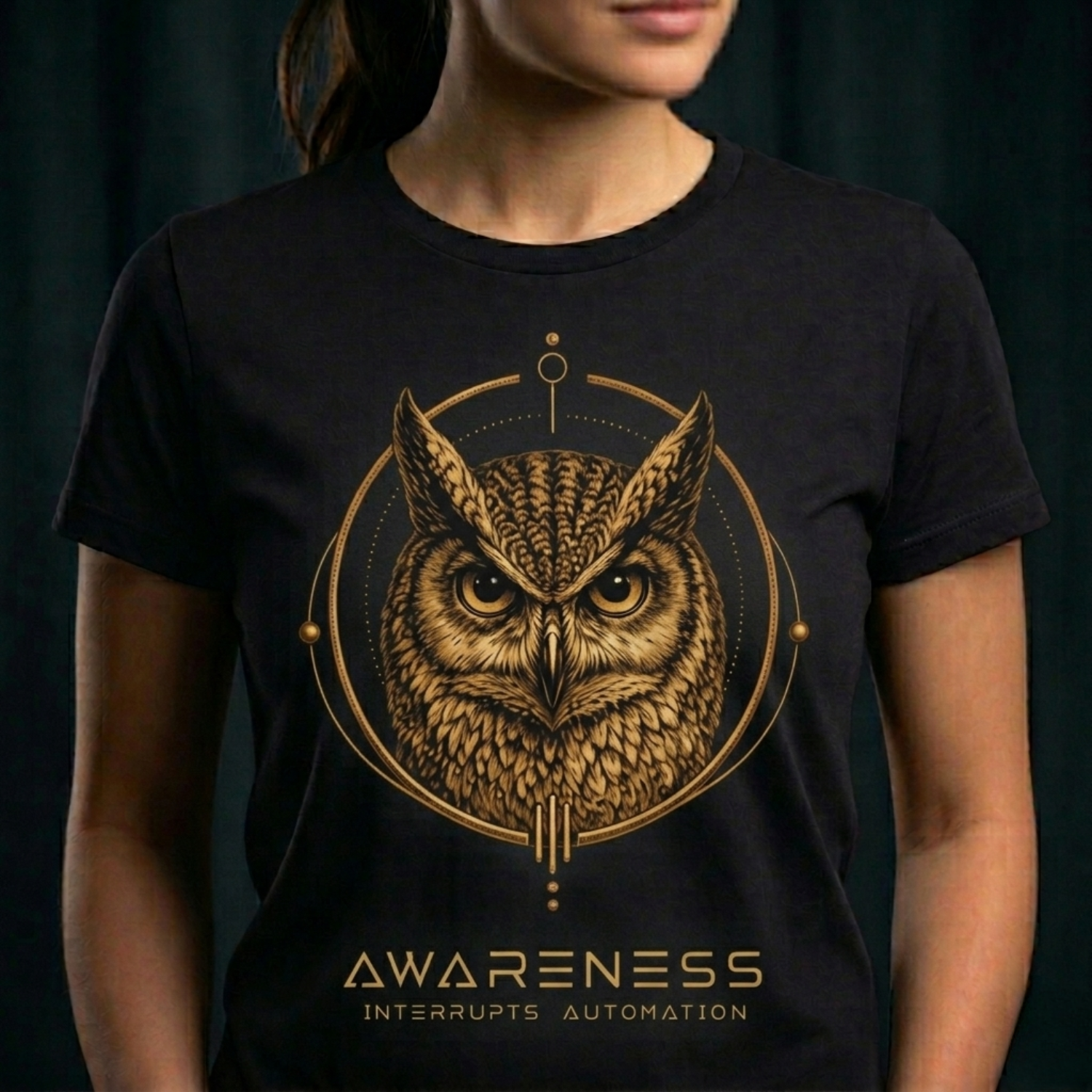 THE OWL — Awareness Interrupts Automation (Front Design)