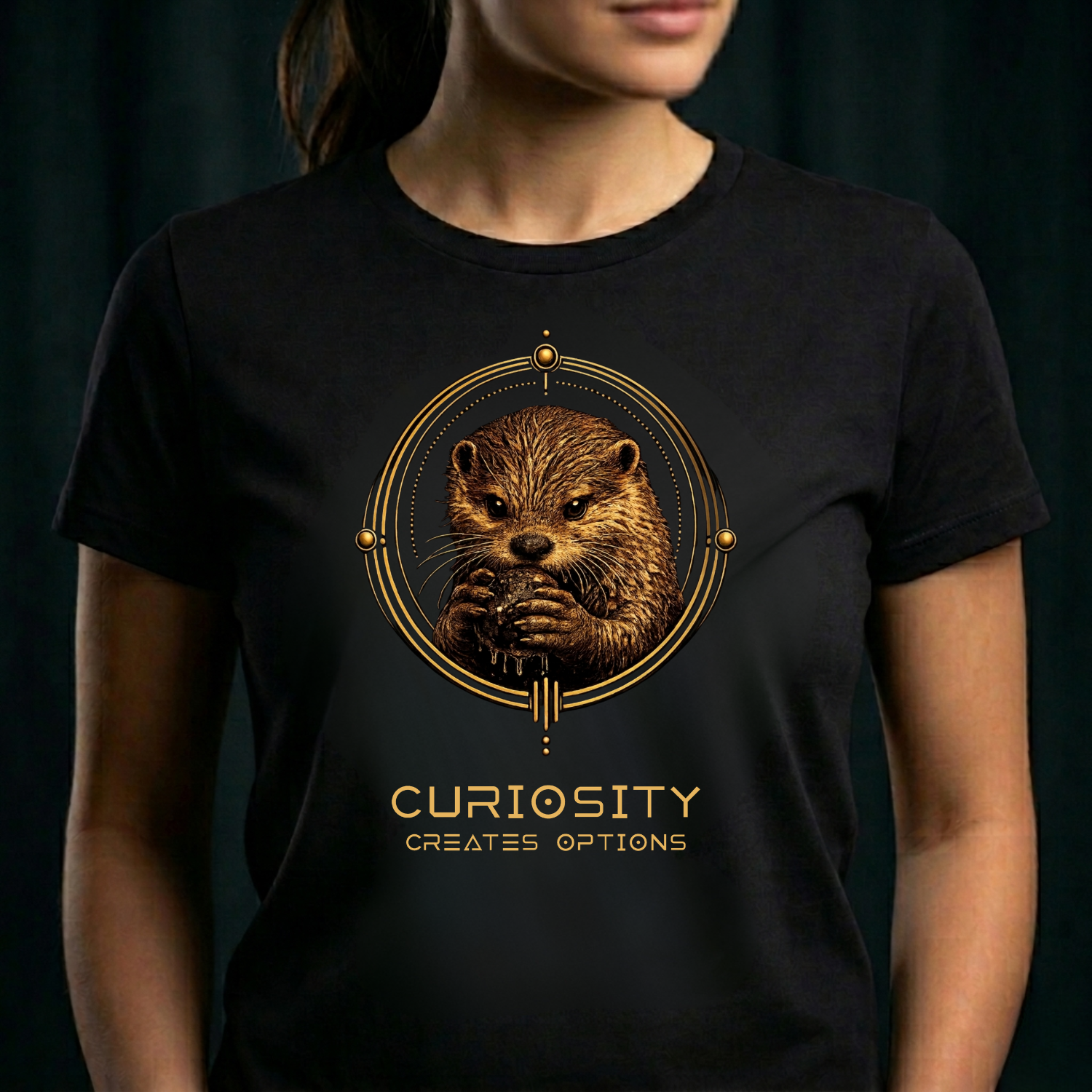 THE OTTER — CURIOSITY CREATES OPTIONS (Front Design)