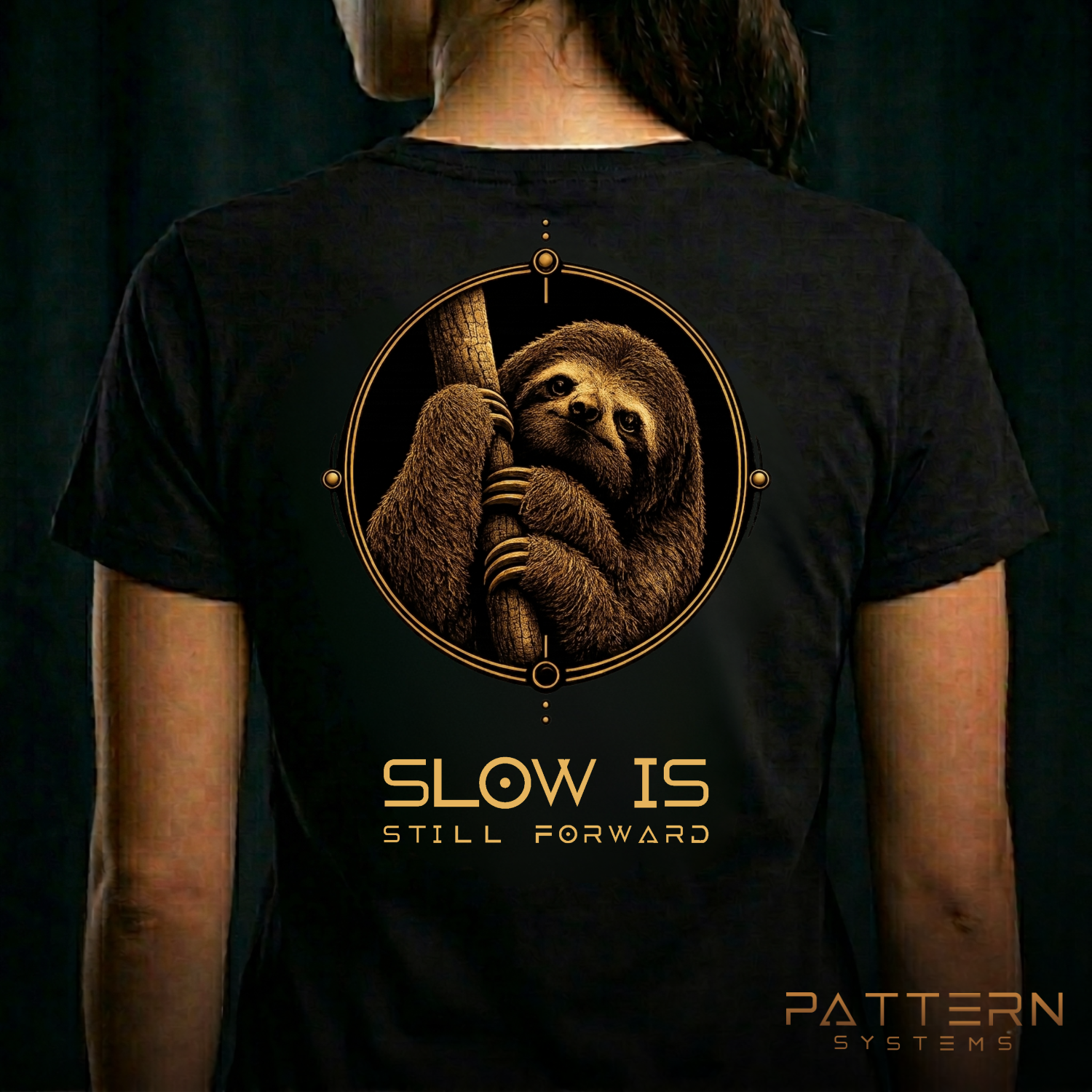THE SLOTH — Slow is Still Forward (Back Design)