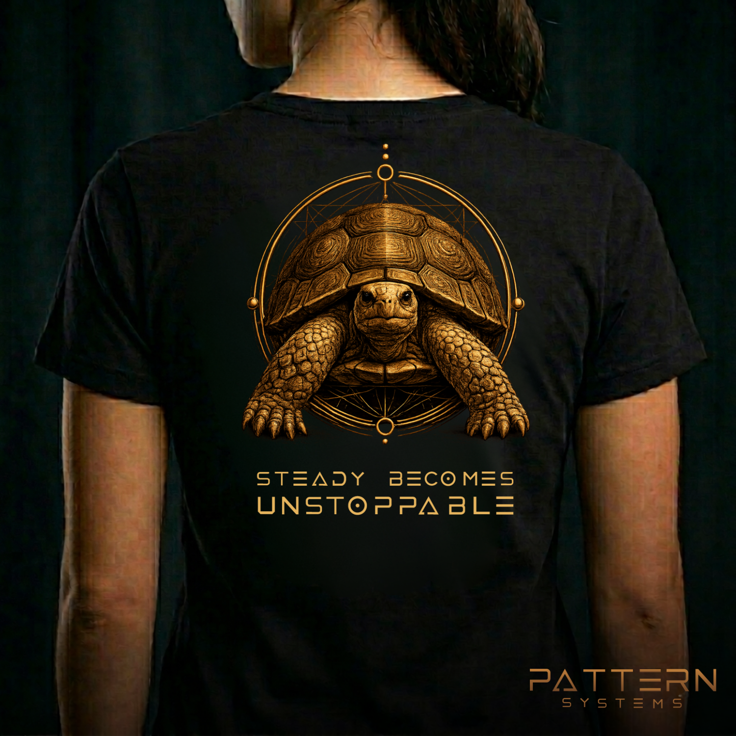 THE TORTOISE — Steady Becomes Unstoppable (Back Design)