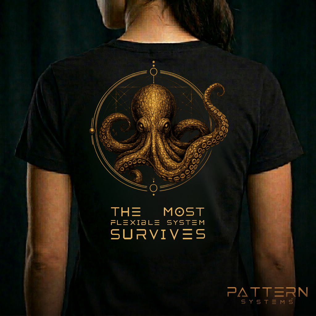 THE OCTOPUS — The Most Flexible System Survives (Back Design)