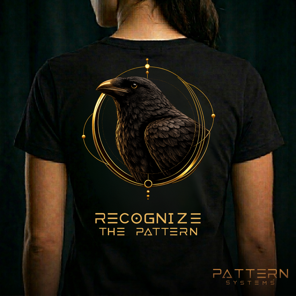 THE RAVEN — Recognize the Pattern (Back Design)