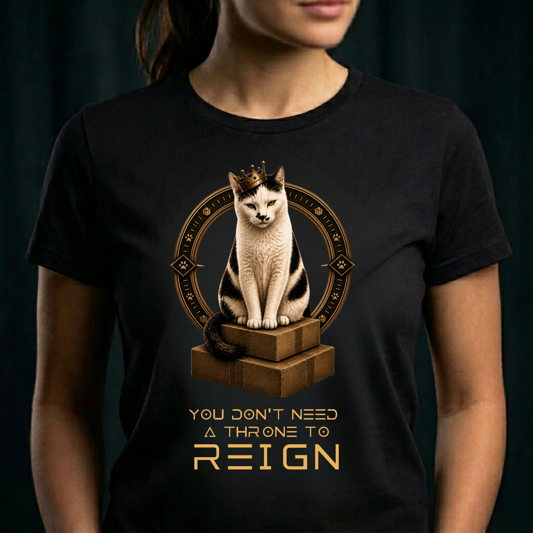 THE SMUDGE COLLECTION - You Don't Need A Throne To Reign (Front Design)