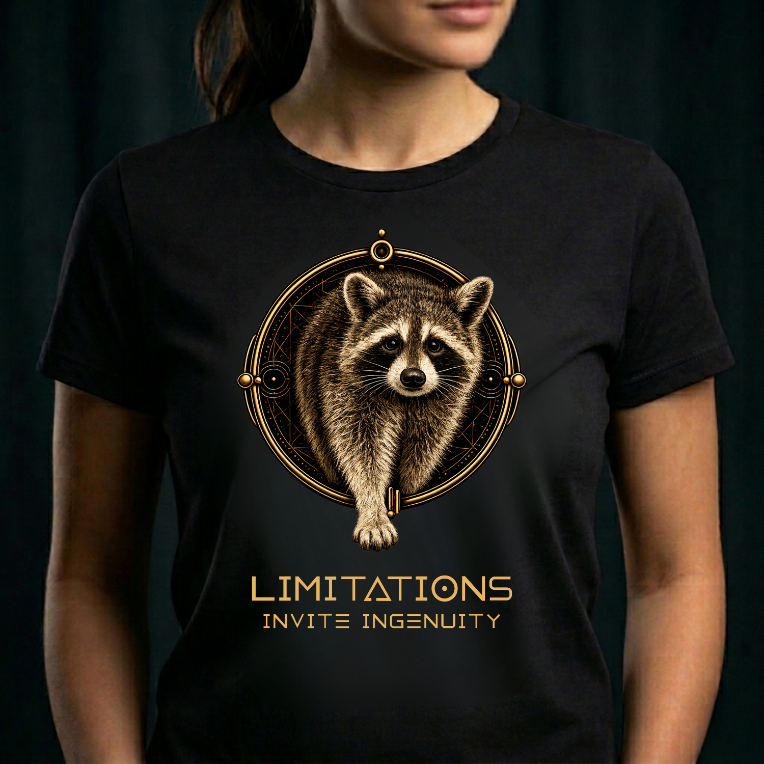 THE RACCOON — Limitations Invite Ingenuity (Front Design)